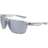 Nike mens Nike Premier Zone Square Sunglasses(Wolf Grey / Silver Flash)