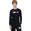 Nike Big Kids’ Club Basketball Max90 Long-Sleeve T-Shirt – Boys and Girls(Black)