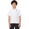 Nike Big Kids’ Sportswear Club Knit Short-Sleeve Polo Shirt – Boys & Girls(White/Black)