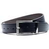 Nike Men’s Core Reversible Belt(Black/Brown  Pebble Grain)