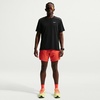 Nike Men’s Miler Dri-Fit UV Short-Sleeve Running Top(Black/Reflective Silver)