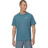 Nike Men’s Miler Dri-Fit UV Short-Sleeve Running Top(Mineral Slate/Reflective Silver)