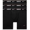 Nike Men’s Ultra Comfort Boxer Brief Underwear (3-Pack)(Black / Black/ Black)