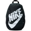 Nike Unisex Adult Classics Heritage Sweep Backpack | Mens and Womens(Black/Black/White)