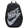 Nike Unisex Adult Classics Heritage Sweep Backpack | Mens and Womens(Black/Black/Wolf Grey)
