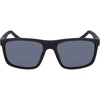 Nike Unisex Fire Polarized Rectangular Sunglasses(Matte Black/Polar Grey)