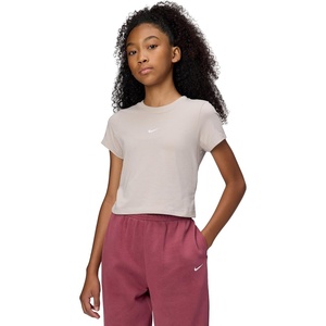 Nike Girls’ Sportswear Cropped T-Shirt(Moon Particle)