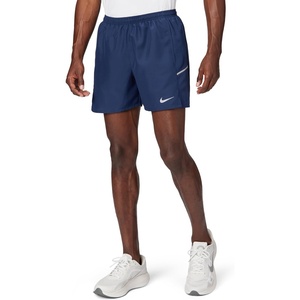 Nike Men’s Miler Dri-FIT 5″ Brief-Lined Running Shorts(Midnight Navy/Reflective Silver)
