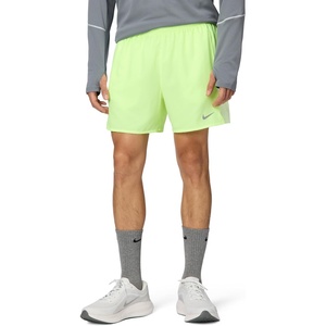 Nike Men’s Miler Dri-FIT 5″ Brief-Lined Running Shorts(Volt Ice/Barely Volt/Reflective Silver)