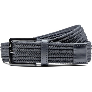 Nike Men’s Stretch Woven Belt(Dark Grey Herringbone)
