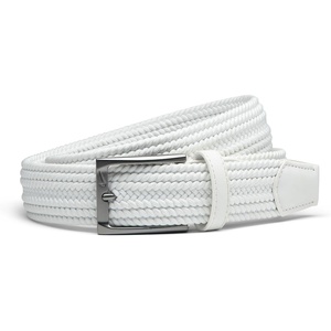 Nike Men’s Stretch Woven Belt(White Herringbone)