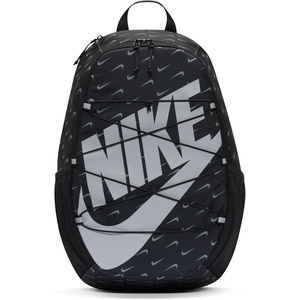 Nike Unisex Adult Classics Heritage Sweep Backpack | Mens and Womens(Black/Black/Wolf Grey)