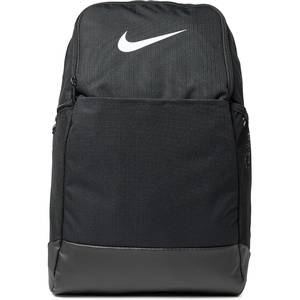 Nike Unisex Adult Gameday Brasilia 9.5 Training Backpack (24L or 30L) | Mens and Womens(Black/Black/White)