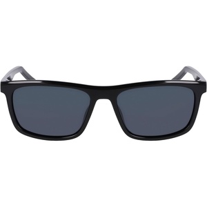 Nike Unisex Embar Polarized Square Sunglasses(Black / Polar Grey)