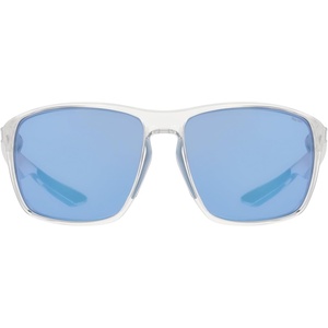 Nike mens Nike Premier Zone Square Sunglasses(Clear / Ice Blue Mirror)