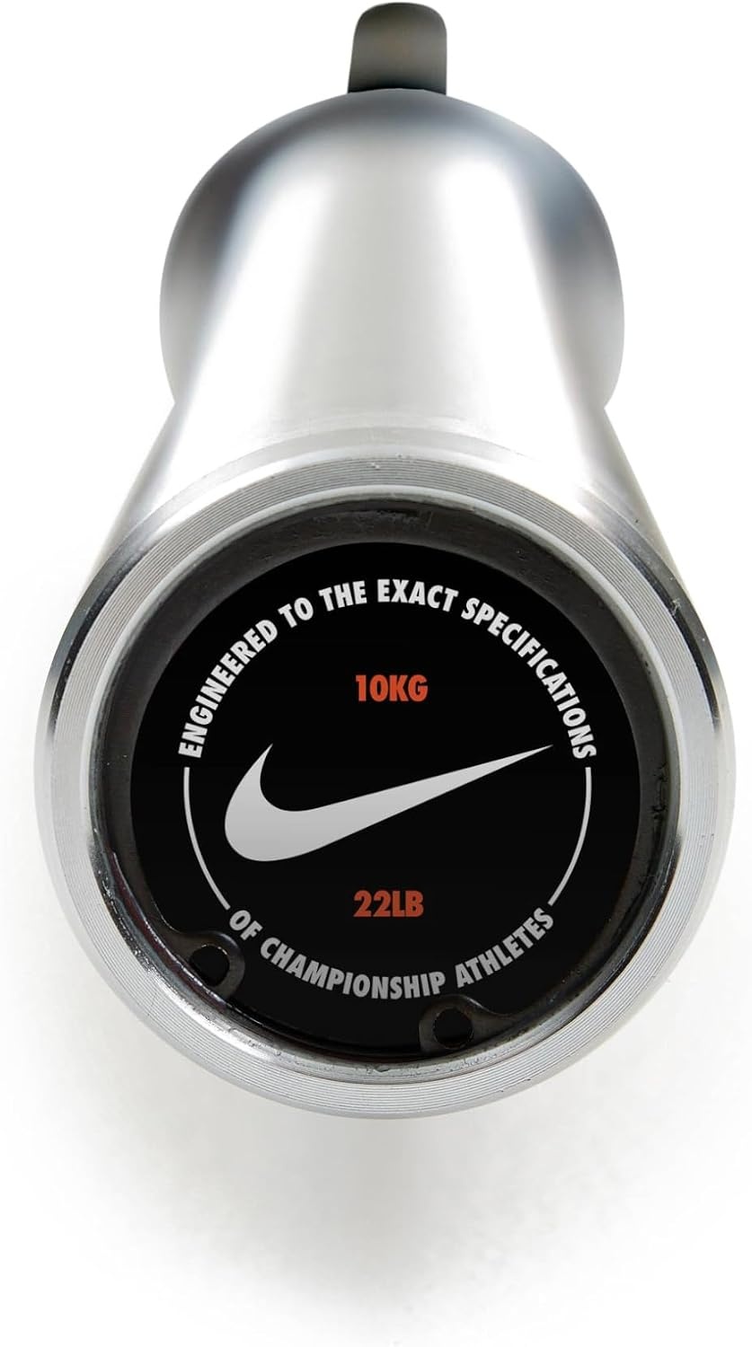 image:imageNike Olympic Curl Bar 47 2 Chrome Sleeves for BicepTricep Training