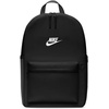 Nike Adult Classics Heritage Backpack (25L, 23L, or 6L) | Mens and Womens(Black/Black/White)