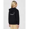 Nike Big Kids’ Sportswear Club French Terry Hoodie – Boys Girls Sweatshirt(Black/Black/Sanddrift/Sanddrift)