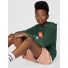 Nike Big Kids’ Sportswear Club French Terry Hoodie – Boys Girls Sweatshirt(Fir/White/(Club Fam))