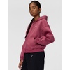 Nike Girls’ Nike Studio Fleece Oversized Full-Zip Hoodie Sweatshirt(Pink Smoke/White)