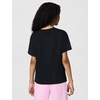 Nike Girls’ Sportswear Club Modern Script Boyfriend T-Shirt(Black/(Dolphin))