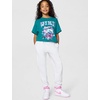 Nike Girls’ Sportswear Club Modern Script Boyfriend T-Shirt(Bright Spruce/(Dolphin))