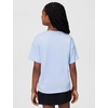 Nike Girls’ Sportswear Club Modern Script Boyfriend T-Shirt(Ghost)