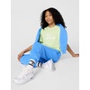 Nike Girls’ Sportswear Club Modern Script Boyfriend T-Shirt(Light Liquid Lime)