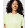 Nike Girls’ Sportswear Club Modern Script Boyfriend T-Shirt(Light Liquid Lime)