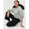 Nike Girls’ Sportswear Studio Fleece Open Hem Pants(Black/White)