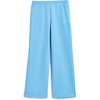 Nike Girls’ Sportswear Studio Fleece Open Hem Pants(Football Blue/White)
