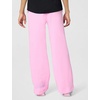 Nike Girls’ Sportswear Studio Fleece Open Hem Pants(Pink Rise/White)