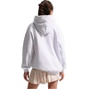 Nike Girls’ Sportswear Studio Fleece Oversized Pullover Hoodie Sweatshirt(Birch Heather/White)