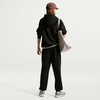 Nike Girls’ Sportswear Studio Fleece Oversized Pullover Hoodie Sweatshirt(Black/White)