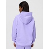 Nike Girls’ Sportswear Studio Fleece Oversized Pullover Hoodie Sweatshirt(Light Thistle/White)