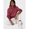 Nike Girls’ Sportswear Studio Fleece Oversized Pullover Hoodie Sweatshirt(Pink Smoke/White)