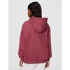Nike Girls’ Sportswear Studio Fleece Oversized Pullover Hoodie Sweatshirt(Pink Smoke/White)