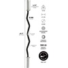 Nike Olympic Curl Bar 47″ – 2″ Chrome Sleeves for Bicep/Tricep Training