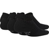 Nike Unisex Kids’ Everyday Cushioned No-Show Socks (6-Pack) | Boys and Girls(Black/White)
