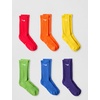 Nike Unisex Kids’ Everyday Cushioned No-Show Socks (6-Pack) | Boys and Girls(Multicolor)