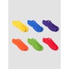 Nike Unisex Kids’ Everyday Cushioned No-Show Socks (6-Pack) | Boys and Girls(Multicolor)