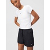 Nike Women’s Sportswear Classic Wovens Mid-Rise Shorts(Black/White)