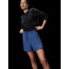 Nike Women’s Sportswear Classic Wovens Mid-Rise Shorts(Mystic Navy/Sail)