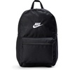 Nike Adult Classics Heritage Backpack (25L, 23L, or 6L) | Mens and Womens(Black/Black/White)