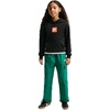 Nike Big Kids’ Sportswear Club French Terry Hoodie – Boys Girls Sweatshirt(Black/White/(Club Fam))