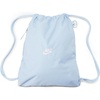 Nike Classics Heritage 2.0 Drawstring Bag Backpack (12L) | Mens and Womens(Hydrogen Blue/Hydrogen Blue/White)