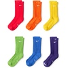 Nike Unisex Kids’ Everyday Cushioned No-Show Socks (6-Pack) | Boys and Girls(Multicolor)