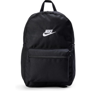 Nike Adult Classics Heritage Backpack (25L, 23L, or 6L) | Mens and Womens(Black/Black/White)