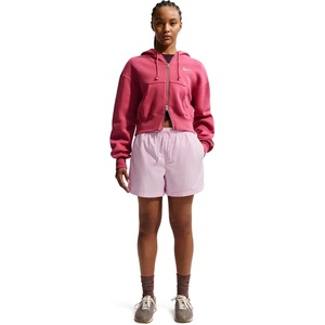 Nike Women’s Sportswear Classic Wovens Mid-Rise Shorts(Pink Foam/Sail)