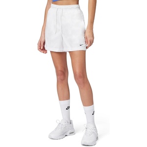 Nike Women’s Sportswear Classic Wovens Mid-Rise Shorts(White/Black)